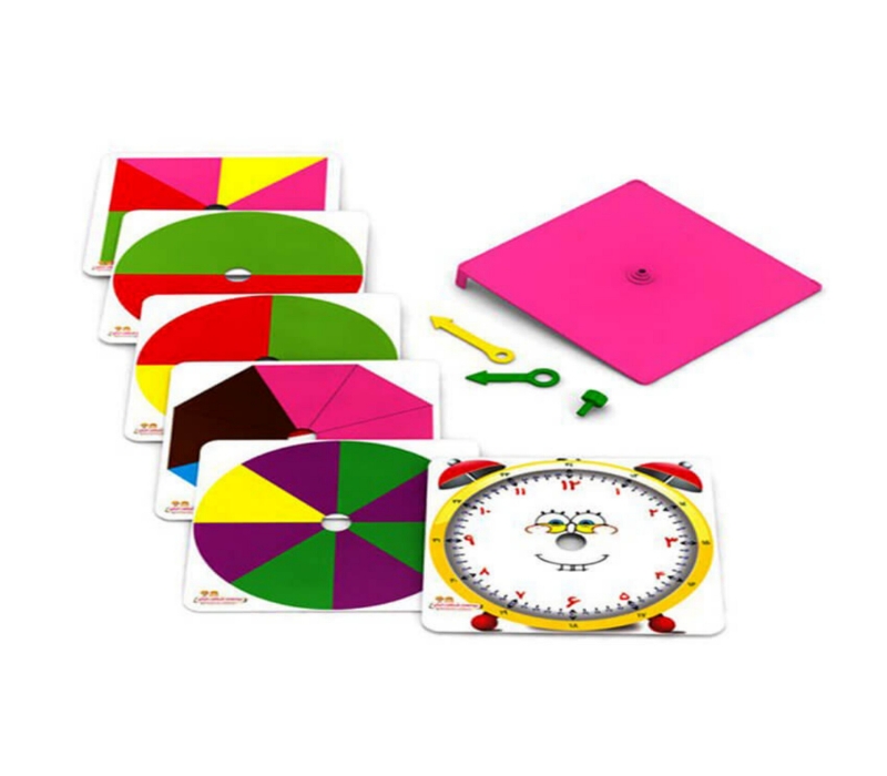 صفحه چرخنده ساعت آموزشی