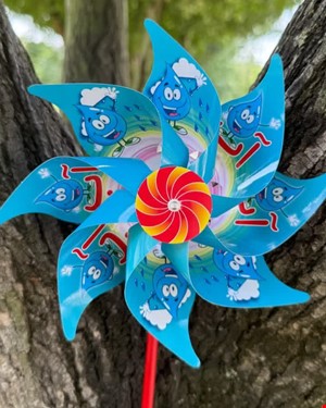 فرفره جشن آب با لوگو